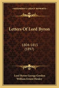 Letters of Lord Byron