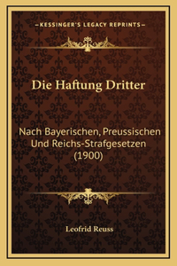Die Haftung Dritter