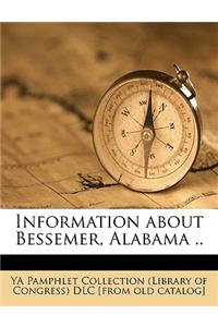 Information about Bessemer, Alabama ..