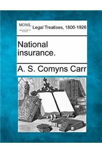 National insurance.