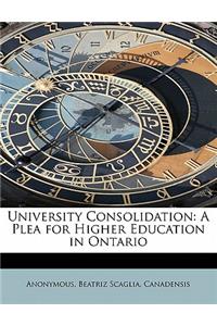 University Consolidation