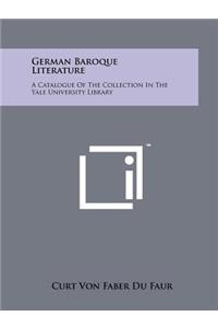 German Baroque Literature