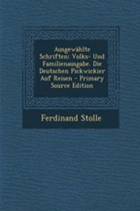 Ausgewahlte Schriften