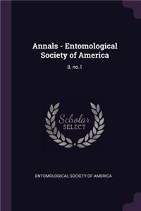 Annals - Entomological Society of America