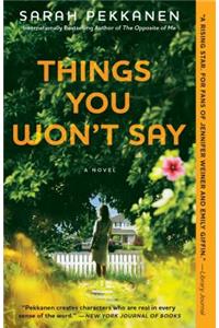 Things You Won't Say