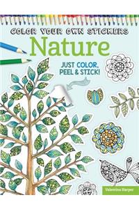 Color Your Own Stickers Nature