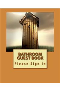 Bathroom Guest Book