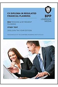 CII R04 Pensions and Retirement Planning