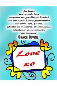 fun frames mooi versierde dozen ontspannen met gemakkelijke kleurboek voor volwassenen kinderen gepensioneerden voor school, werk, pensioen, gebruiken om te versieren, als herinneringen, cadeaubonnen, of een herinnering door kunstenaar Grace Divine