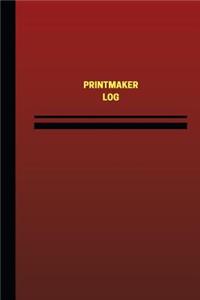 Printmaker Log (Logbook, Journal - 124 pages, 6 x 9 inches)