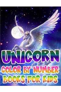 Unicorn Color By Number Books For Kids