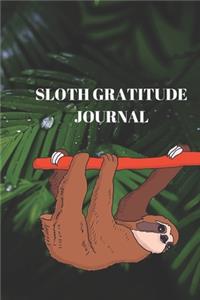 Sloth gratitude journal