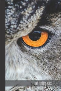 owl hunting eyes