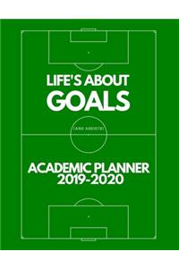 Soccer Academic Planner 2019-2020: Humor Gag Present 19-20 School Organizer for Student Teen Boys Players Weekly Monthly and Daily Assignment Book with Calendar and Checklist