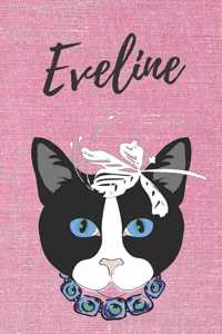Personalisiertes Notizbuch - Katze Eveline