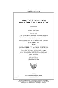 Army and Marine Corps force protection programs