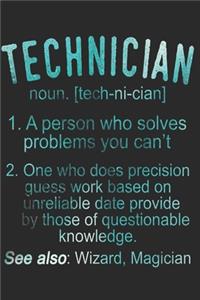 Techniker Notizbuch