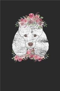 Poodle With Flowers