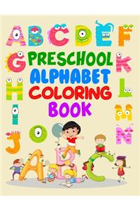 Preschool Alphabet Coloring Book