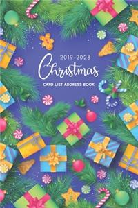 Christmas Card List Address Book