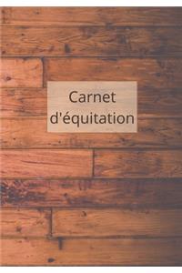 Carnet d'équitation