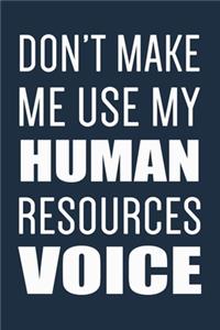 Human Resources Notebook
