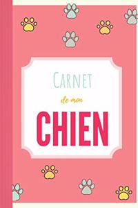 CARNET de mon CHIEN