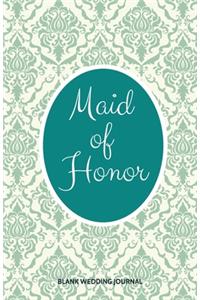 Maid of Honor Small Size Blank Journal-Wedding Planner&To-Do List-5.5