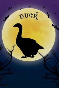 Duck Notebook Halloween Journal