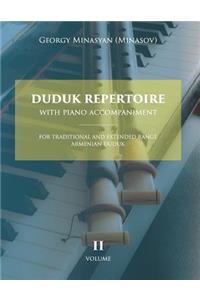 Duduk Repertoire With Piano Accompaniment