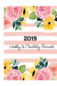 2019 Weekly & Monthly Planner