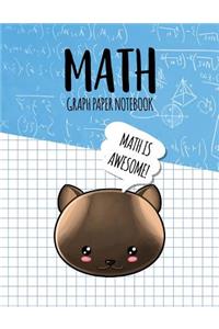Math Graph Paper Notebook
