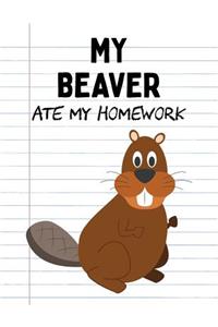 My Beaver Ate My Homework