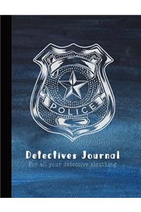 Detectives Journal for All Your Detective Sleuthing