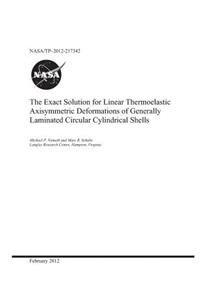 The Exact Solution for Linear Thermoelastic Axisymmetric Deformations of Generally Laminated Circular Cylindrical Shells