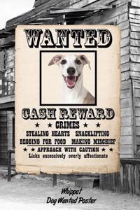 Whippet Dog Wanted Poster