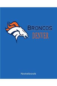 Denver Broncos Notebook: Blankbook Diary Journal
