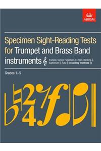 Specimen Sight-Reading Tests for Trumpet and Brass Band Instruments (Treble clef), Grades 1-5
