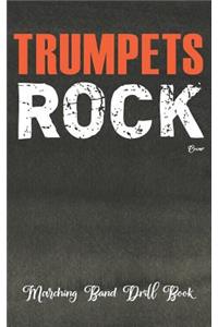 Marching Band Drill Book Trumpets Rock Cover