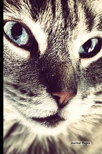 Journal Pages - Kitty Close Up (Unruled)