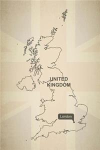 Outline Map of The United Kingdom Journal