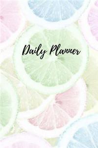 Daily Planner - Pastel Lemon Slice: (6x9) Daily Planner To Increase Your Productivity, Undated 90 Day To Do Task List, Durable