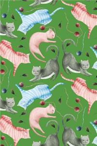 Journal Notebook For Cat Lovers Cats Playing 2