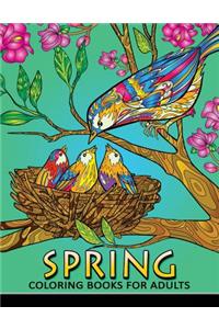 Spring Coloring Books for Adults