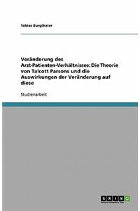 Veränderung des Arzt-Patienten-Verhältnisses