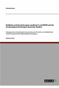 Einflüsse und Auswirkungen von Basel II und MiFID auf die Forderungsverbriefungen deutscher Banken: Konsequenzen für derivative Instrumente zum Transfer von Kreditrisiken und die regulatorische Eigenkapitalunterlegung