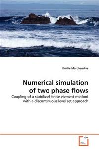 Numerical simulation of two phase flows