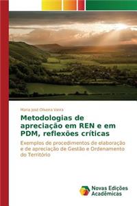 Metodologias de apreciação em REN e em PDM, reflexões críticas