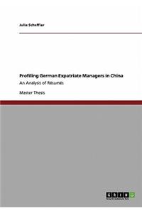 Profiling German Expatriate Managers in China