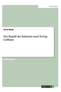 Begriff des Rahmens nach Erving Goffman